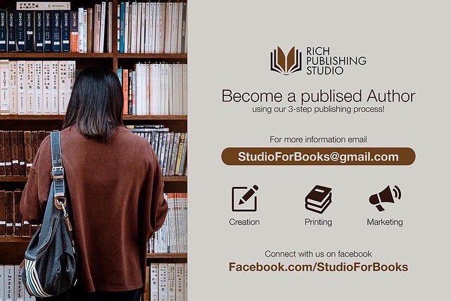 StudioForBooks's tweet photo. Become a published author today!

#StudioForBooks https://t.co/2imlUw0weN