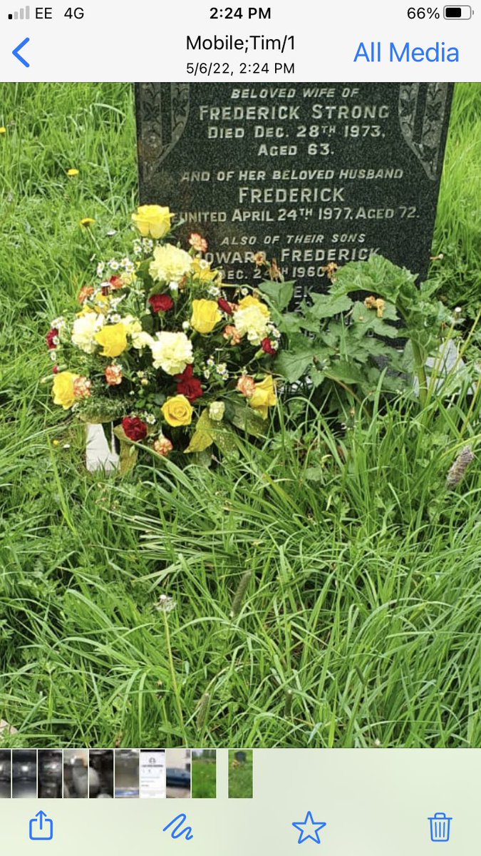 strong_training's tweet photo. @NewportCouncil really sad and disappointed today. Went to put flowers on my uncles grave after his memorial service, and this is what we all faced. Please arrange for this be cut before anyone else gets upset. https://t.co/kM3nxeXSXv