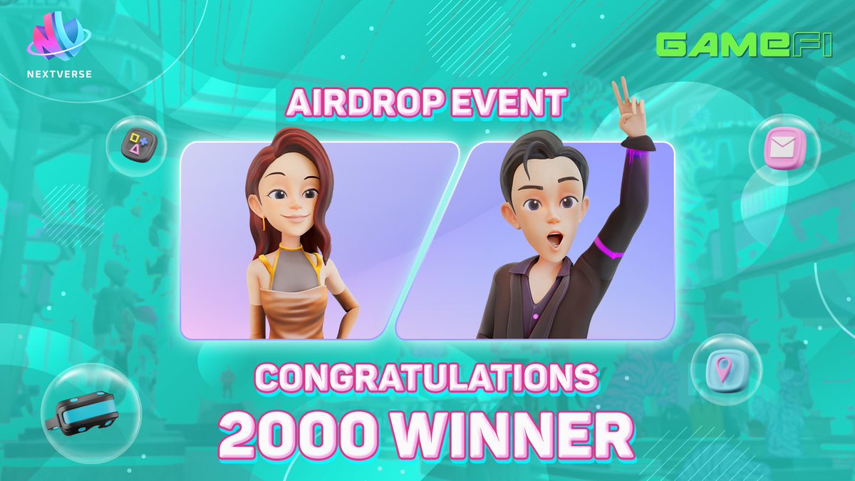 NextVerseOrg's tweet image. ANNOUNCEMENT OF WINNERS LIST OF AIRDROP

🔥 Waiting for our biggest Airdrop has ended with more than 49.000 people participating in this event. This is a record number, and we thank everyone for their enthusiastic support.
✨ You can check HERE:docs.google.com/spreadsheets/d…
#metaverse