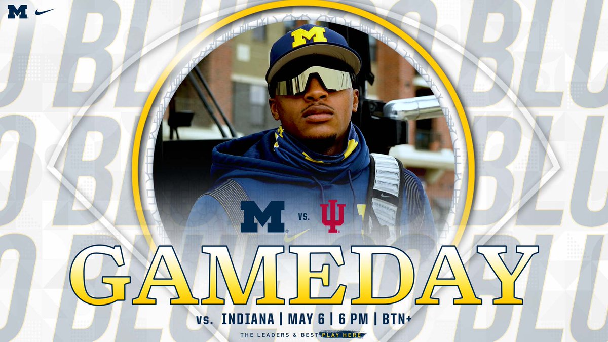 umichbaseball's tweet photo. Tonight begins a 5-game homestand. Join us! 

🆚 Indiana
⏰: 6 p.m.
📍: Ray Fisher Stadium
📰: https://t.co/KKt4TmJ77y
📺: BTN+ https://t.co/FAv4Yr2Epz
#GoBlue https://t.co/W66j6PYkUH
