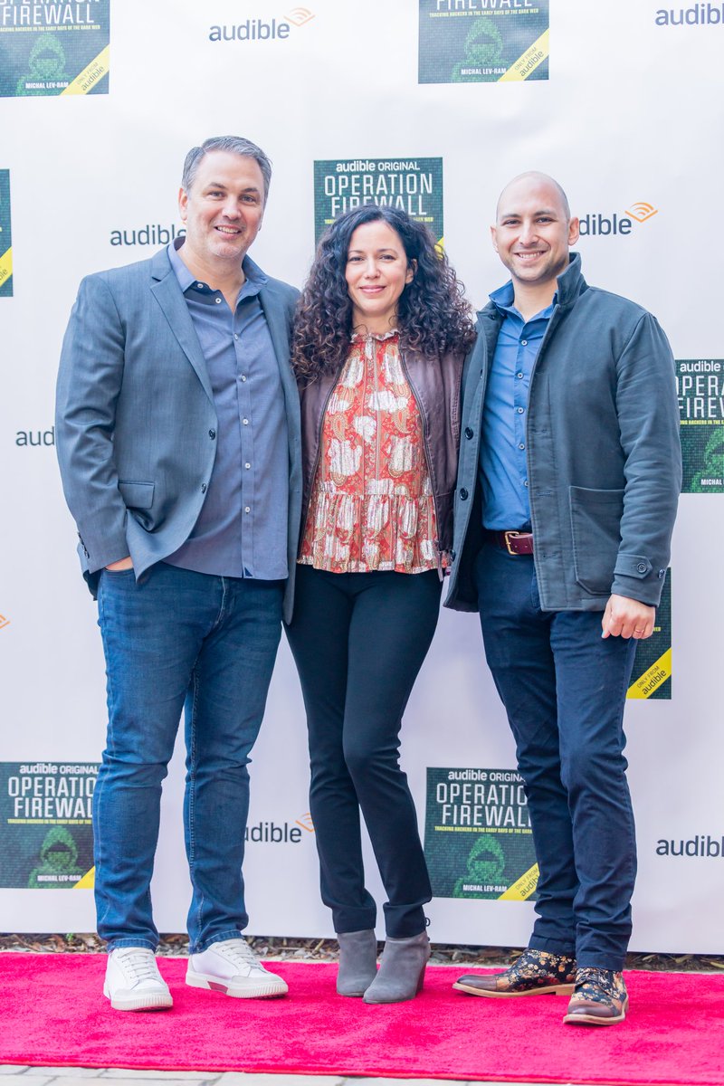 mlevram's tweet image. So much fun getting to celebrate the launch of #OperationFirewall last weekend with ⁦@Cyb3rSteve⁩ and ⁦@jesseeinstein⁩. Please listen to the podcast here: adbl.co/firewall