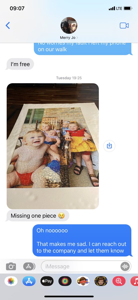ProfessorAmy527's tweet photo. @SnapfishUS with the bad products ordered a 1000 piece puzzle and got a 999 piece… horrible customer service and won’t fix it https://t.co/K5Azmgj2a4