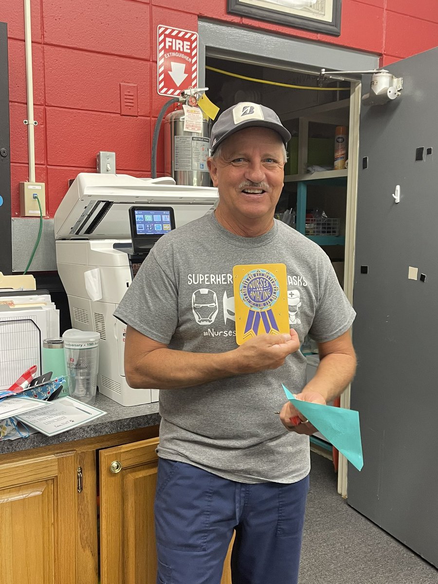 We are thankful for our school nurse Mr. David Hamm! National Nurse Day is today so we wanted Dr. David to know how much we appreciate all he does! National School Nurse Appreciation Day is May 11th, too! <a href="/TuscumbiaCitySc/">Tuscumbia City Schools</a> <a href="/VeronicaBayles/">Dr. Veronica Bayles</a>
