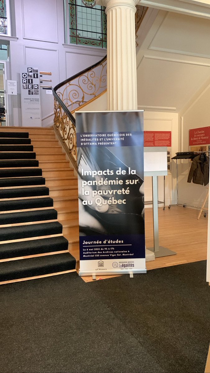 ObsInegalites's tweet photo. C’est parti pour la journée Lumières sur les inégalités aux @Archives_Mtl ! https://t.co/yEDUbo66Ay