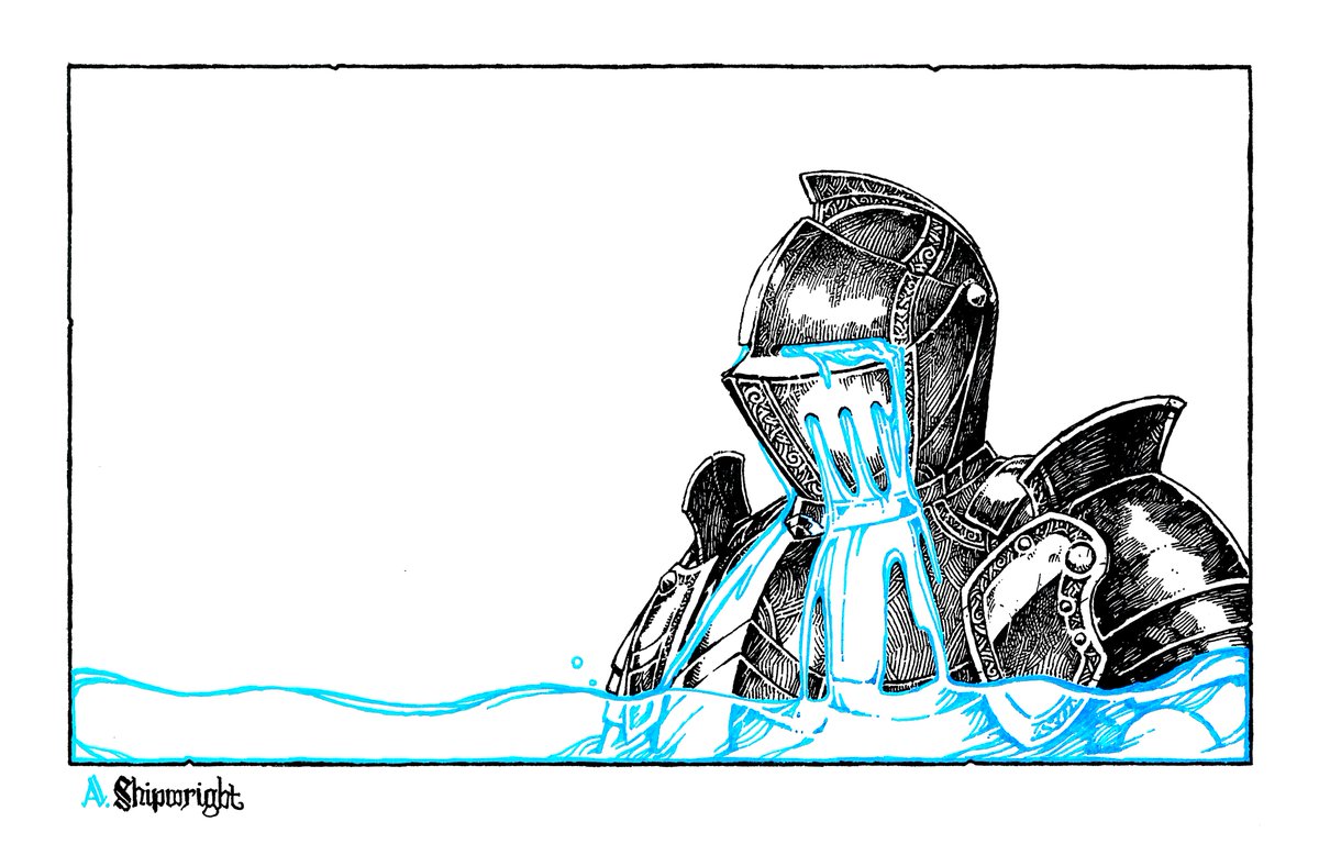ShipwrightA's tweet photo. The knights must not cry.
The armors will rust away. https://t.co/PbQn7Sl7Oq