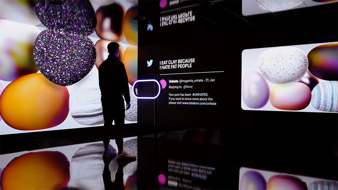 stash_magazine's tweet photo. “An artistic intervention to counteract the omnipresence of hate in digital spaces”.
Enter the powerful, #AI-driven “#UNHATE Through Artistic Intelligence” experience.
Watch > https://t.co/FggngTWWSc
#interactivedesign #design #typography #motiondesign #animation #HateSpeech https://t.co/9LZHeooXyQ