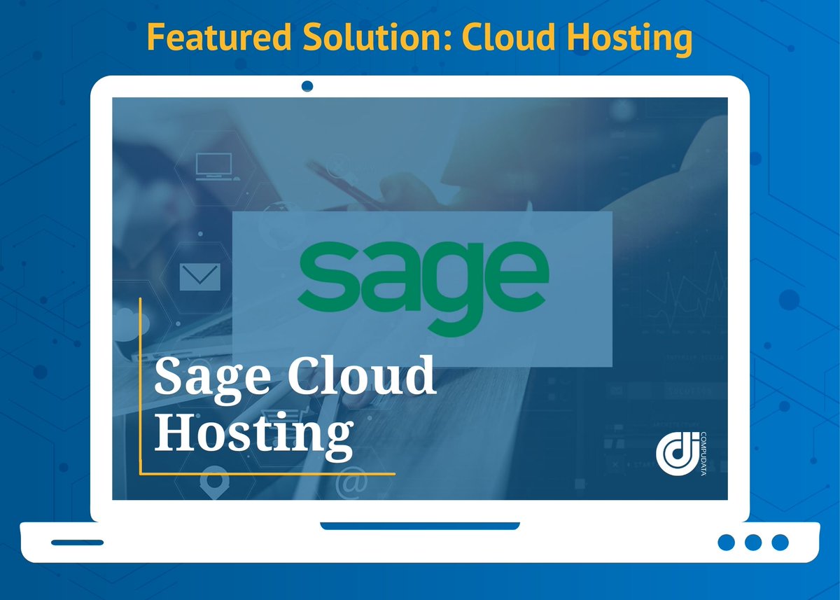 CompuDataInc's tweet image. CompuData is a vetted and verified Sage Strategic Cloud Hosting Partner and we can ensure that our cloud hosting solutions meet your requirements for performance, reliability, security and cost effectiveness.
Click here to learn more: bit.ly/3MQ9MR4