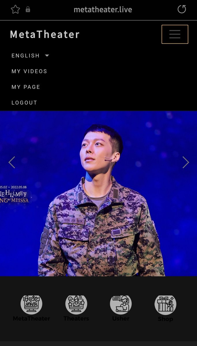 keioboysakurai's tweet image. I didn't notice this earlier! KY on @MetaTheaterLive homepage for #BlueHelmet! 🥰👏

See you on sunday! ❤

#JangKiyong #장기용