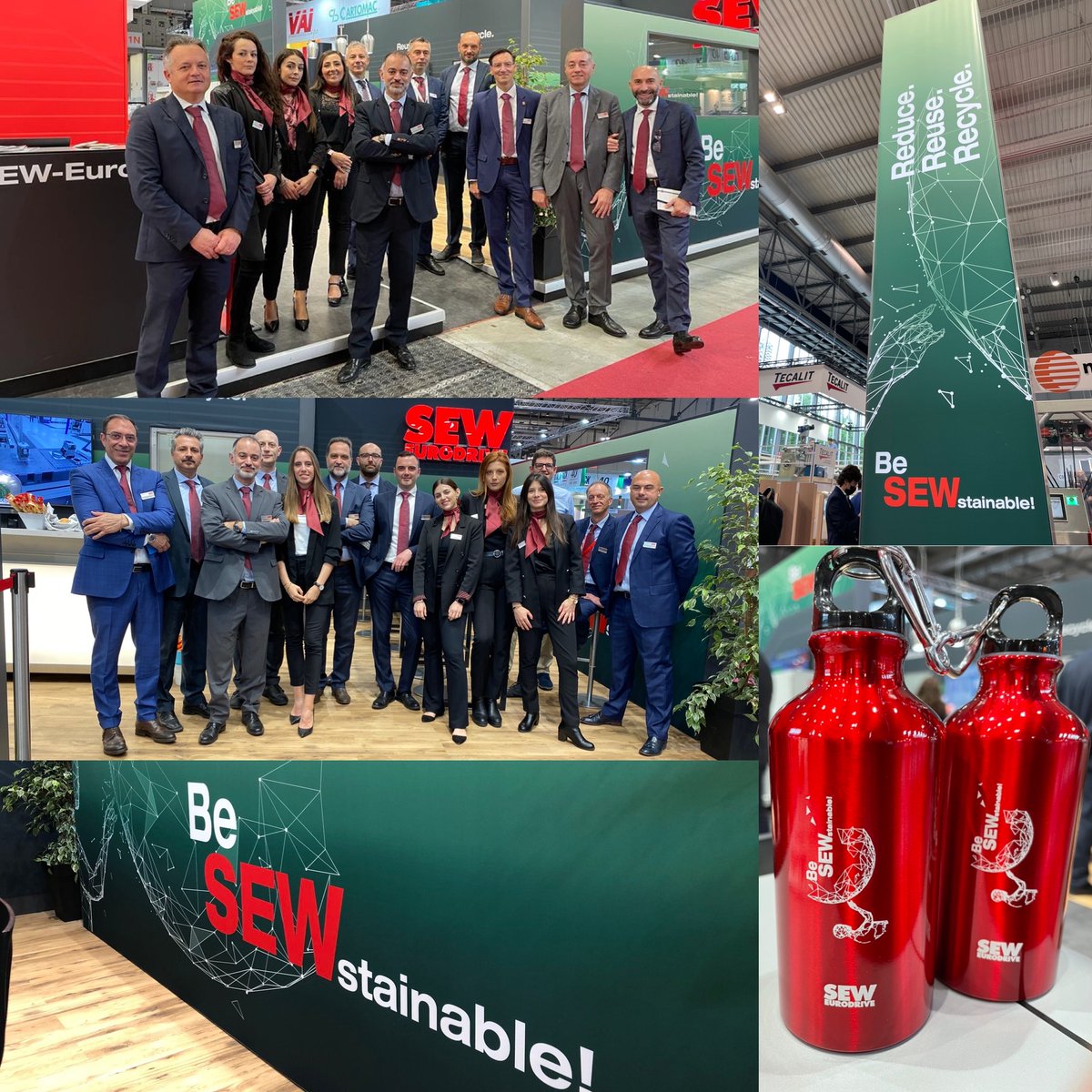 seweurodriveIT's tweet photo. #IPACKIMA 2022 sta volgendo al termine.
"Be SEWstainable" è stato il motto che ci ha accompagnato, durante questi entusiasmanti quattro giorni, per guidare la trasformazione dell'industria manifatturiera verso un futuro sostenibile, con tre imperativi:
⬇️REDUCE
🔃REUSE
♻️RECYCLE https://t.co/j4kXDBXHJG