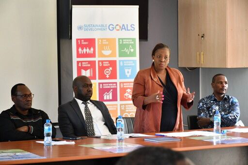 UPOPsKe's tweet photo. @UNDPKenya Deputy Country Rep, @mmashologu1 stated that UNDP will continue collaborating with GoK to implement projects that will achieve #SDGs &amp; #vision2030 while positively impacting the lives of people. During a handover of Incinerator &amp; Bio- medical truck at Naivasha Hosp. https://t.co/eqHjVdSs45