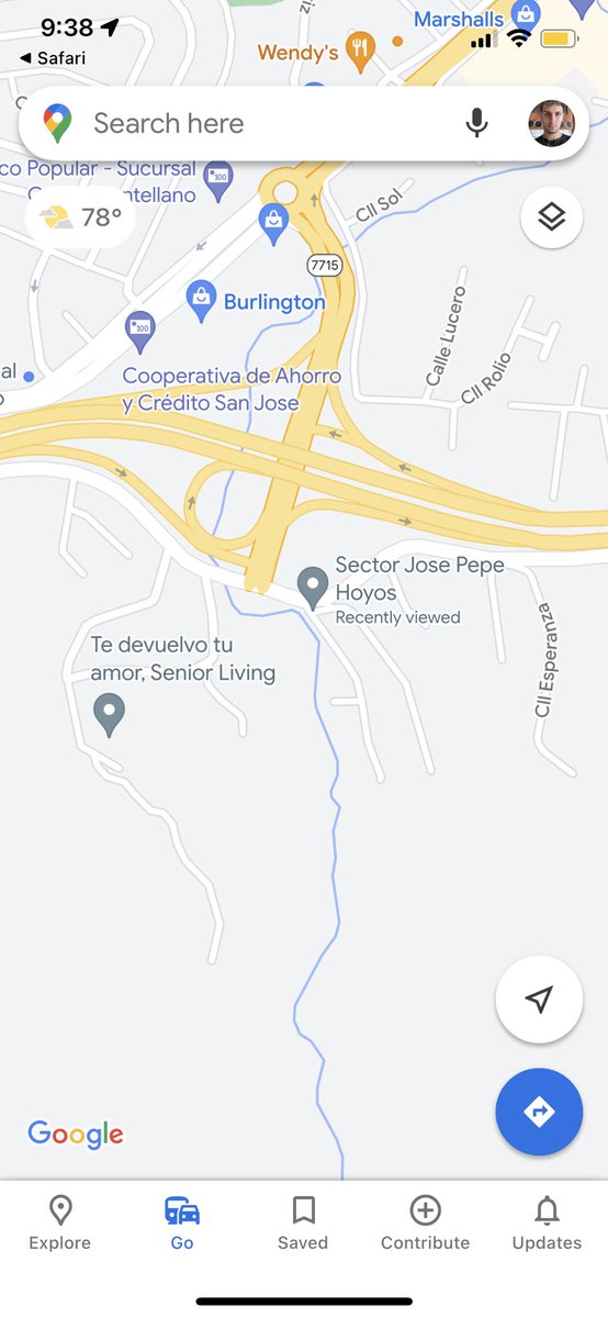 999cml's tweet photo. @crrrl0 Antes de la salida de cayey la urbanización que queda a mano derecha. Más o menos por aquí https://t.co/MAMny69hQU