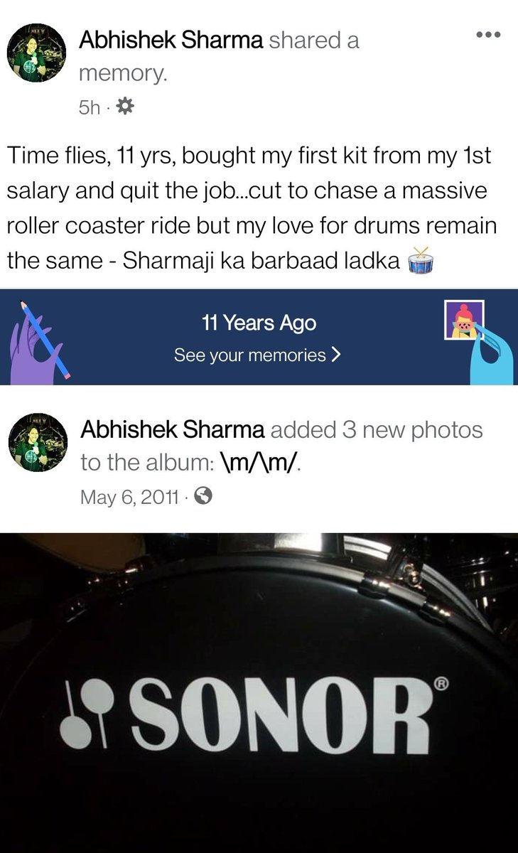 hivtroop's tweet photo. 11 yrs! 🥁

#Drums #Drummer #Drumkit #Memories #Journey #Passion  #RollerCoaster #Sonor 
@sonor_drums @sonordrumco https://t.co/RcLiZ0H6oZ