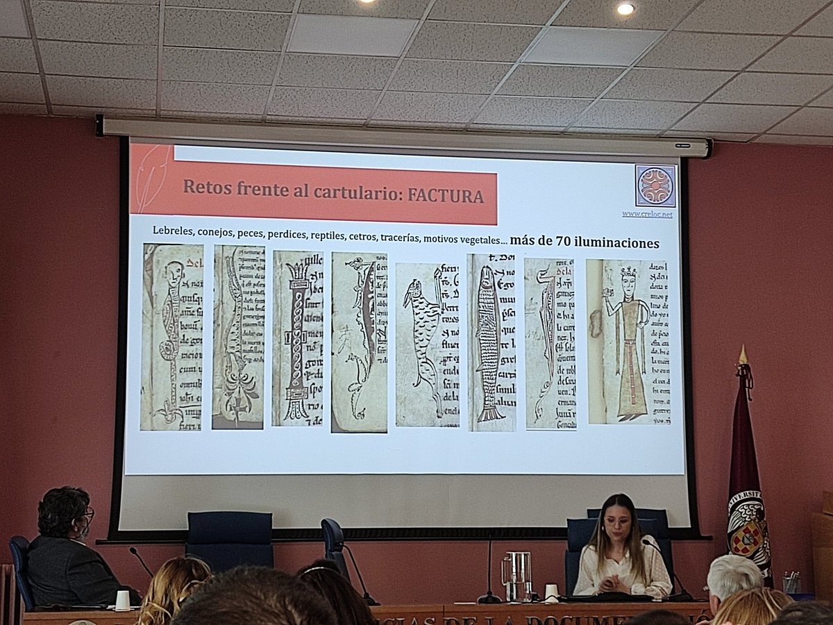 libromedieval's tweet photo. Beatriz Benito de la Universidad Carlos III y de @Scripta_ nos ha hablado de cartularios. https://t.co/3meH9v27Zf