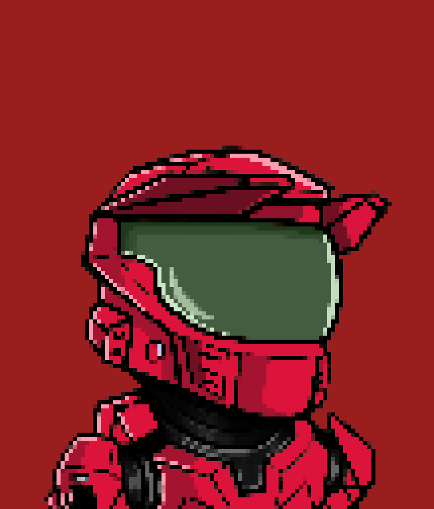 thespartan_117's tweet photo. The Pixelated Spartan Armory has been unlocked!! 

Spartan #4 | @davinci_gallery
 
Legendary Armor: #Crimson
Specialty Visor: #ForestGreen

#ONE #Harmony #nft #nftcommunity #nftart #davinci #nftcollectible #shill #NFTProjects #Fun #Spartan #pixelart https://t.co/1pXA1IhFUP
