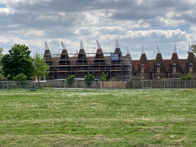 The continuing preservation of our iconic listed buildings continues. Bell's 1,2 & 3 have been completed. Now Bell 4 gets her makeover. Quite a feat of specialist engineering. We receive no help, funding or grants, all is reinvested by us. @Histori...