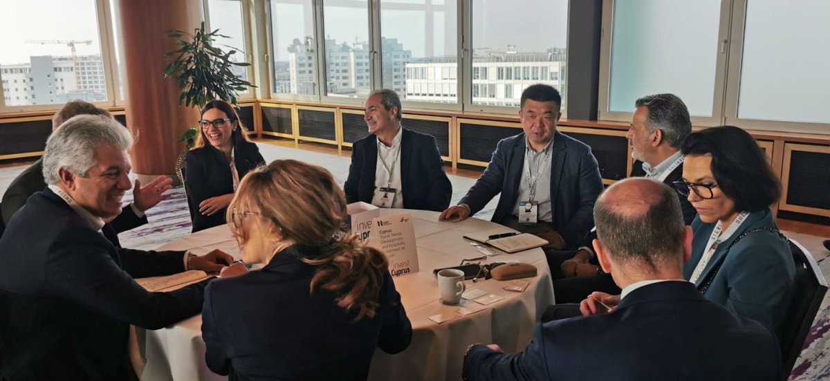 InvestCyprus's tweet photo. Promoting #Cyprus as a destination for #investment in the #tourism &amp; #hospitality sector at the International Hospitality Investment Forum (IHIF) in Berlin https://t.co/NNxZLfOLbG