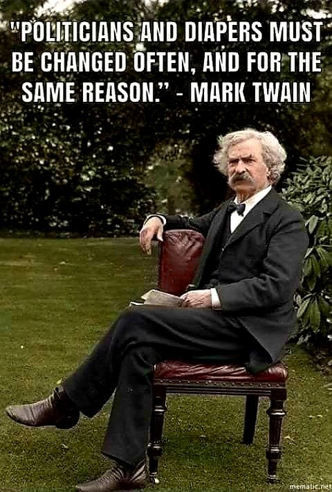 lorax58's tweet photo. Term limits are the best thing that can happen in our Democratic Republic to save democracy. It will counter the gerrymandering( " can't vote us out of office even if we get fewer votes") crap. Per Mark Twain.
Change is sorely needed.
#TermLimitsASAP
#GIFTv https://t.co/RH6pEjeu9Y