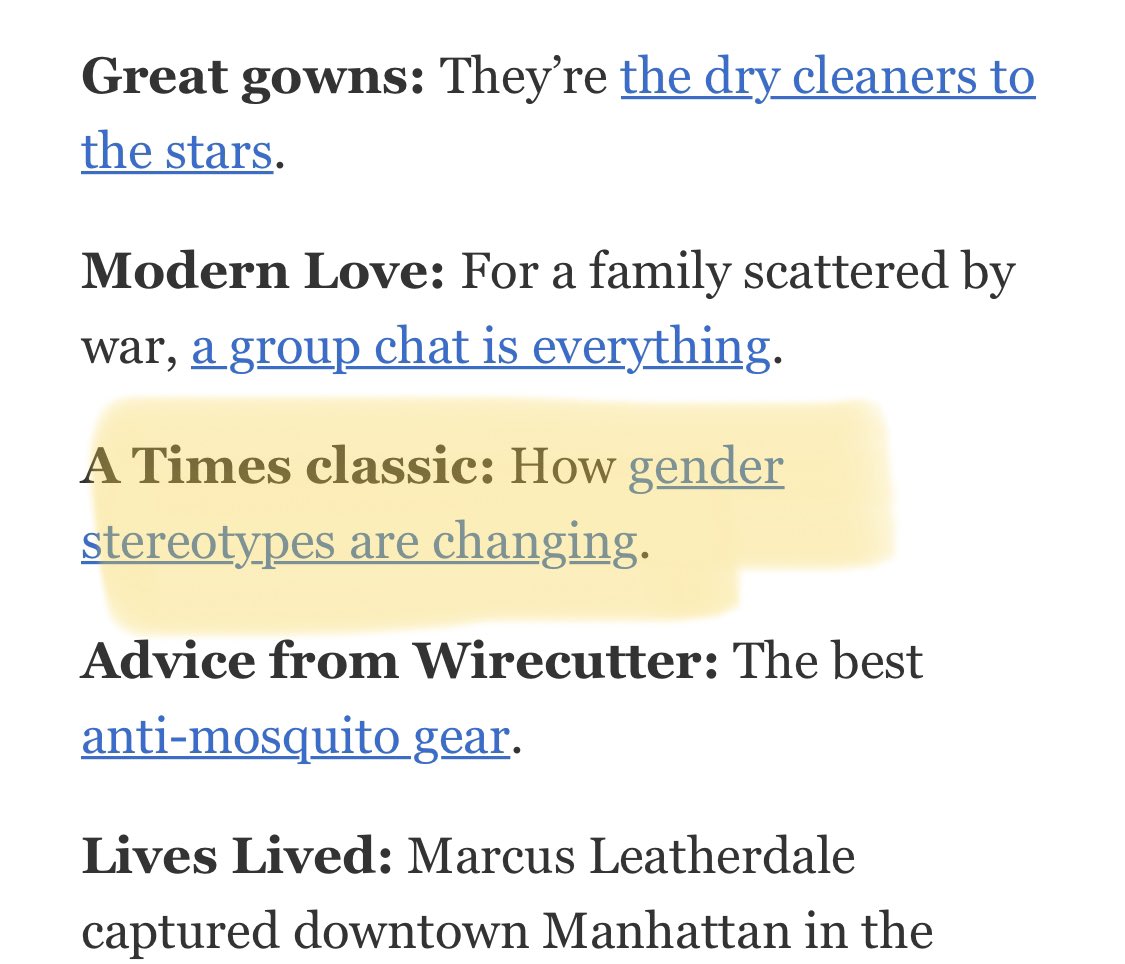 When the <a href="/nytimes/">The New York Times</a> includes research you helped in 2018 as “A Times classic” in today’s digest. 🍸