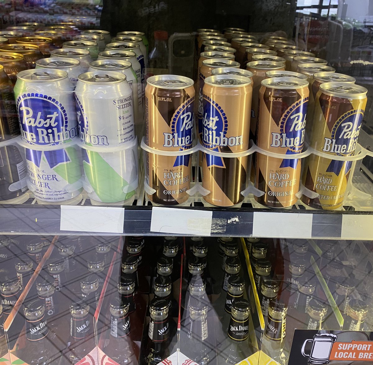 First time seeing @PabstBlueRibbon hard coffee & stronger seltzers on the shelf here in Chattanooga! Would have never known about them if not for @MajorWFPod #MajorSeltzer #MAJORpbr