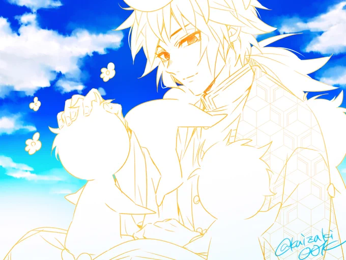 今日はたんじろの心の中でこびとと戯れる兄i弟i子🌊🎴 