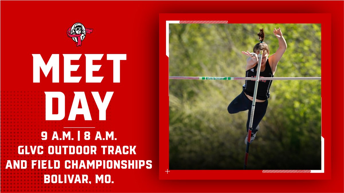 Track and Field competes at the GLVC Outdoor Track and Field Championships in Bolivar, Mo. (May 6-7)! #GLVCtrack #FlyAsOne