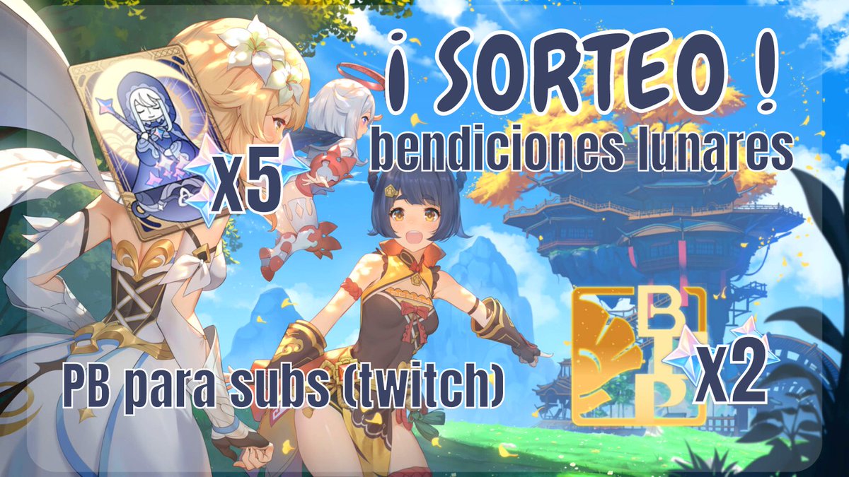 🎁 SORTEO ESPECIAL 5K SEGUIDORES 🎁

REQUISITOS
⭐️ Bendiciones:
- follow en twitter (las cuentas usadas sólo para sorteos no serán válidas)
- rt aquí
- mención a un amigo

⭐️ PB:
- ser sub en twitch
- estar en el directo el día del sorteo

ACABA EL 31 / 05 !! 
mucha suerte 🌱🌺💗
