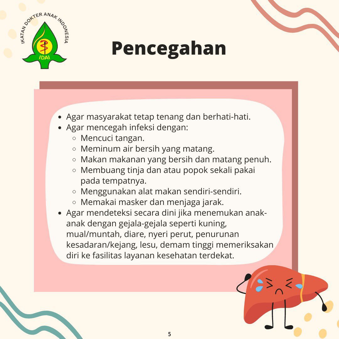 afrkml's tweet photo. COVID-19 kemaren dimulai dg adanya KLB pneumonia misterius dg etiologi yg tidak diketahui.
Akhir2 ini terjadi kasus hepatitis misterius pula dg etiologi yg juga tdk jelas. Please jangan ada pandemi lagi 😩
Mari tingkatkan ibadah &amp; doa serta mulai terapkan langkah2 pencegahan. https://t.co/RNj1UVo146