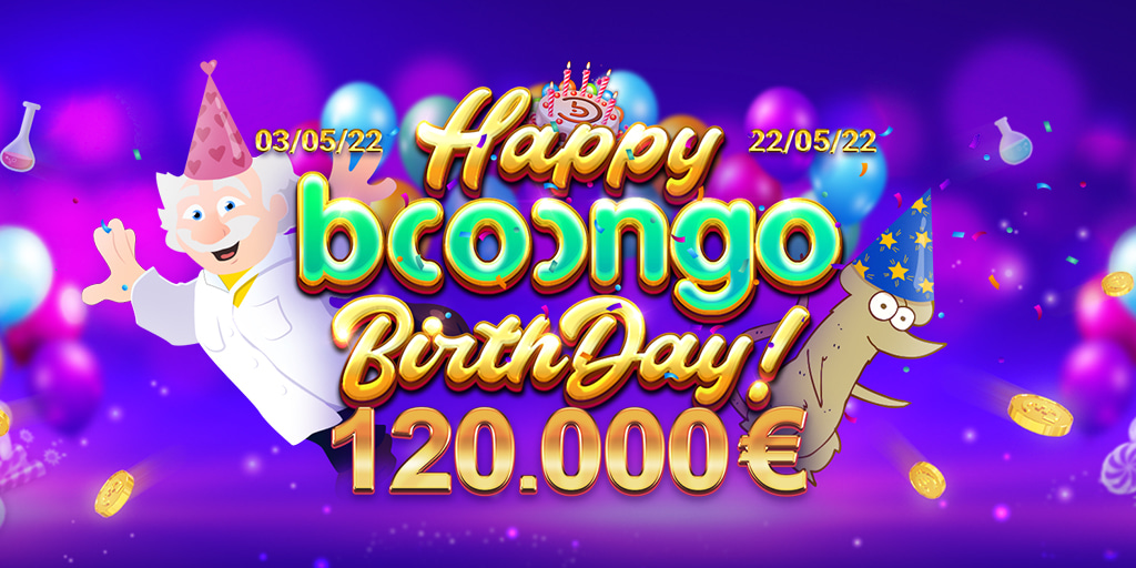 MadnixLab's tweet photo. Joyeux Anniversaire @booongogaming 

Participez aux festivités pour fêter l'anniversaire de Booongo.

120 000 € de prix jusqu'au 23 mai, préparez-vous à faire la fête !

https://t.co/YezPM5Bsqf https://t.co/0cAB3AHwkl