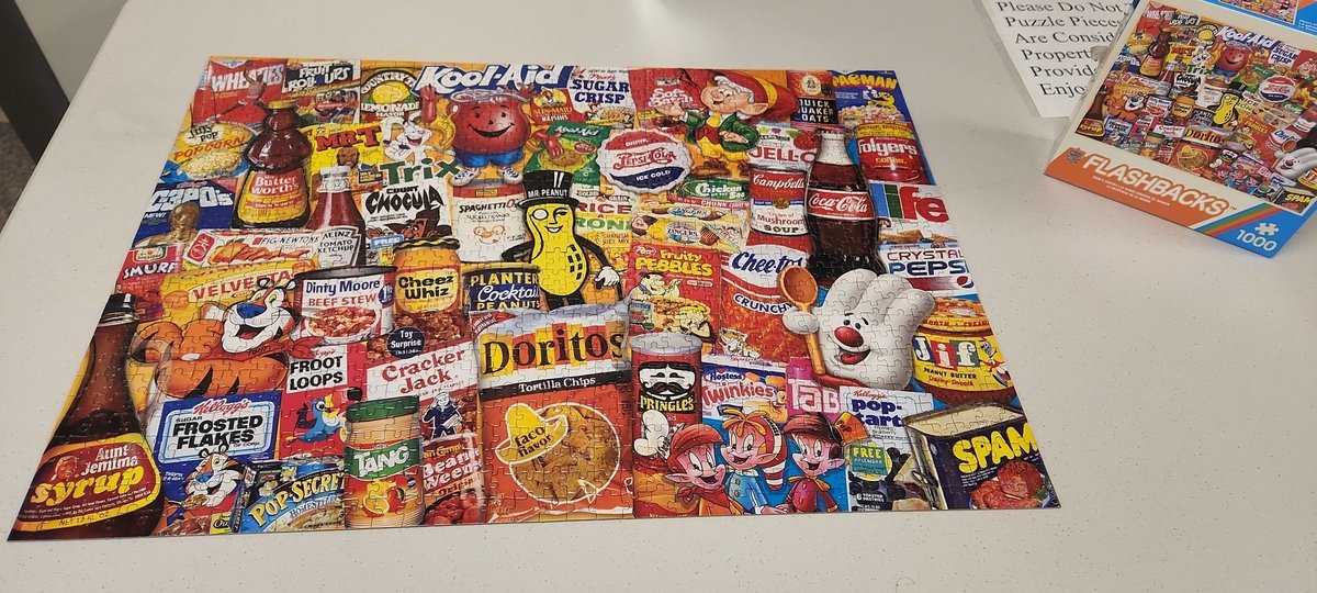 Fun 80's themed puzzles completed by Community students and staff.  Fun addition to this school year!