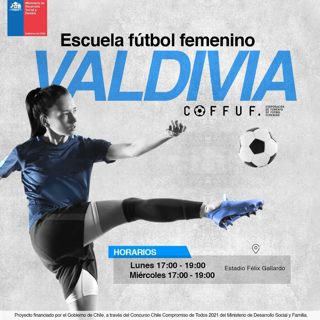 coffuf's tweet photo. Hoy inauguración nuestra 4° escuela de fútbol y empoderamiento femenino. Estamos muy contentas de aportar a mejorar la autoestima de niñas y mujeres usando el futbol como herramienta.
Quieres ser parte escríbenos a contacto@coffuf.cl https://t.co/pprkYepWxS