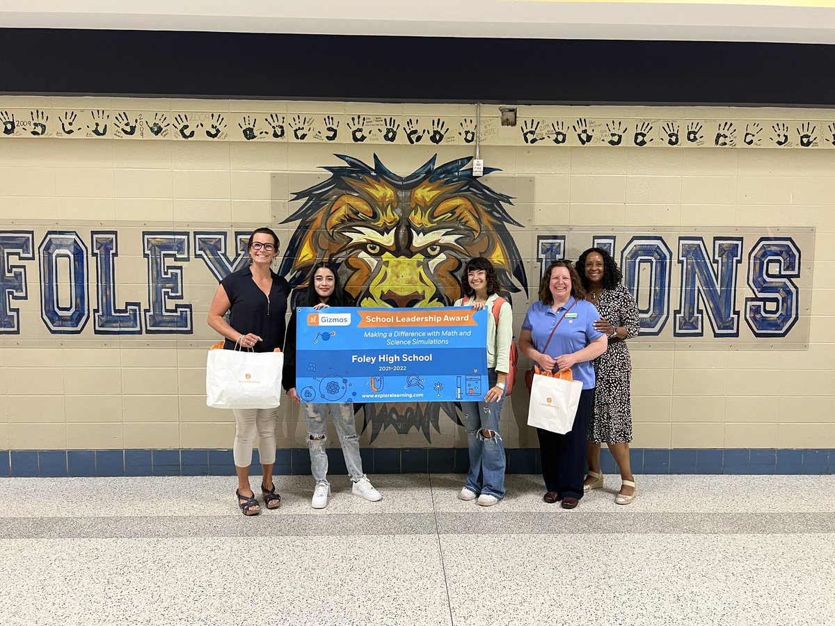 lisalovestech's tweet photo. Congratulations @foleyhighschool on being a top #ELGizmos school this year! @ExploreLearning https://t.co/9eFl02LvUn