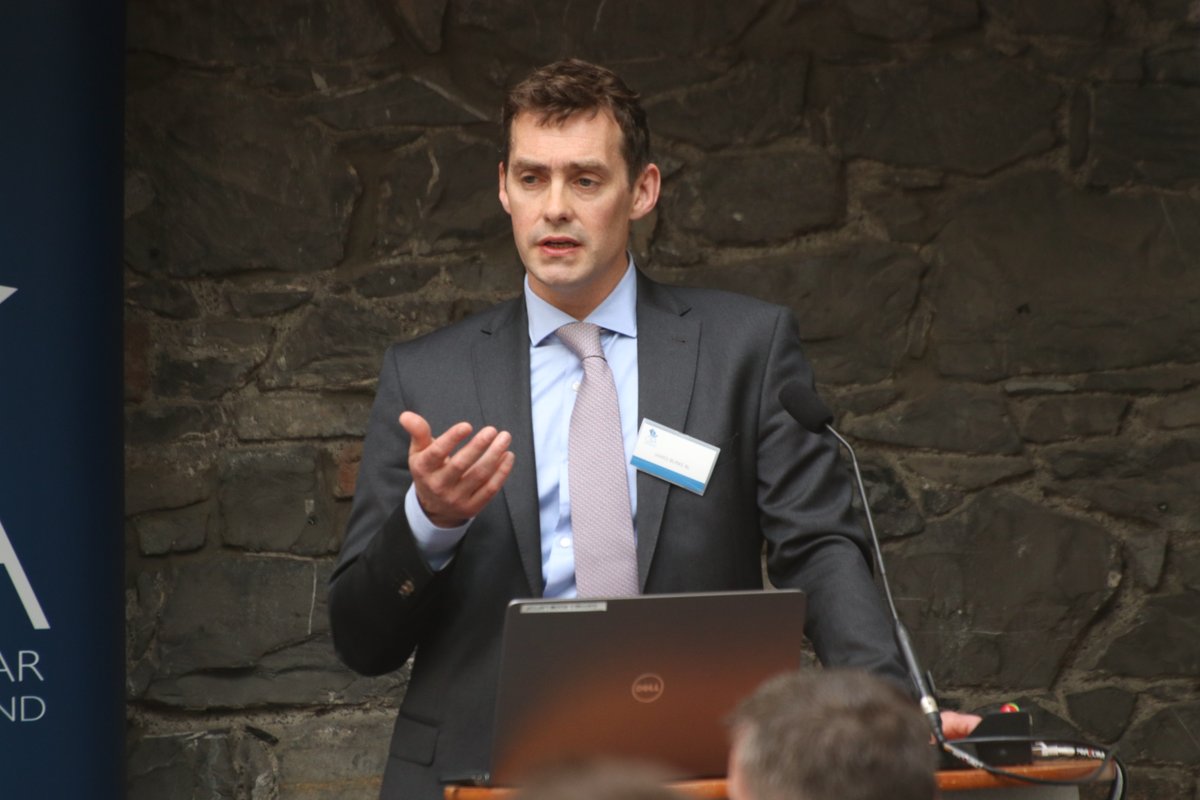 CBAIreland's tweet photo. Jonathan FitzGerald BL has just finished the opening address and panel 1 is now starting with James Burke BL on Judicial Review &amp; Adjudication 

Next up is The Hon Mr Justice Garett Simons and Mrs Justice Finola O'Farrell  #constructionlaw  #adjudication https://t.co/naYtMhgcG1