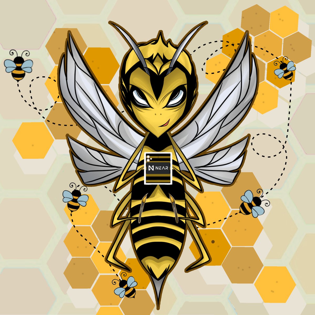 yonaxkawaii's tweet photo. BEE Creative...
BEE Patient...
and the outcome will BEE BEEautiful...
My entry for the @BEExperience_ art contest 💛
#BEE #BEExperience $NEAR
#BEE #BEExperience https://t.co/50wm2GDX2A