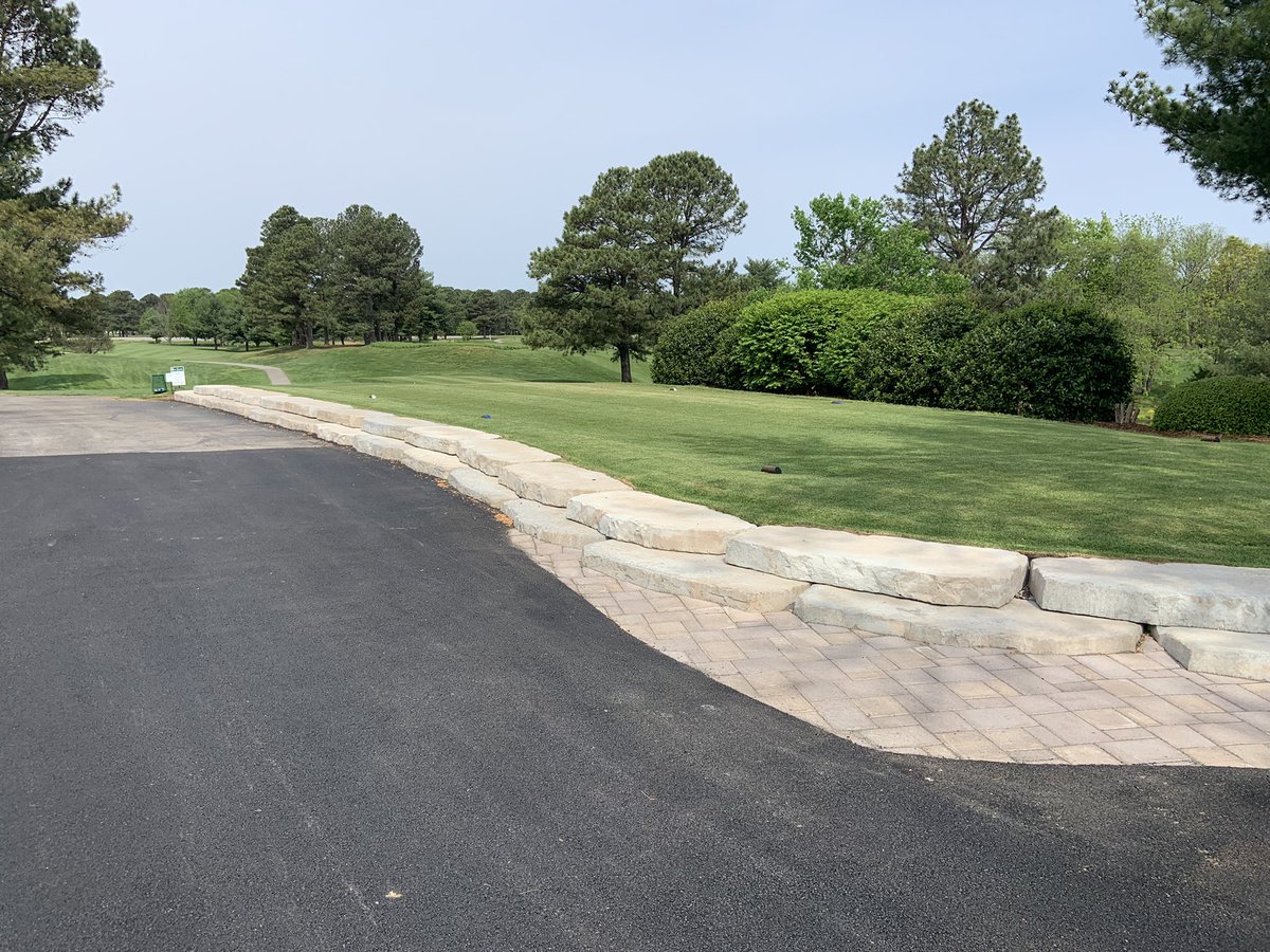 1 and 10 tee Hardscape project complete!
