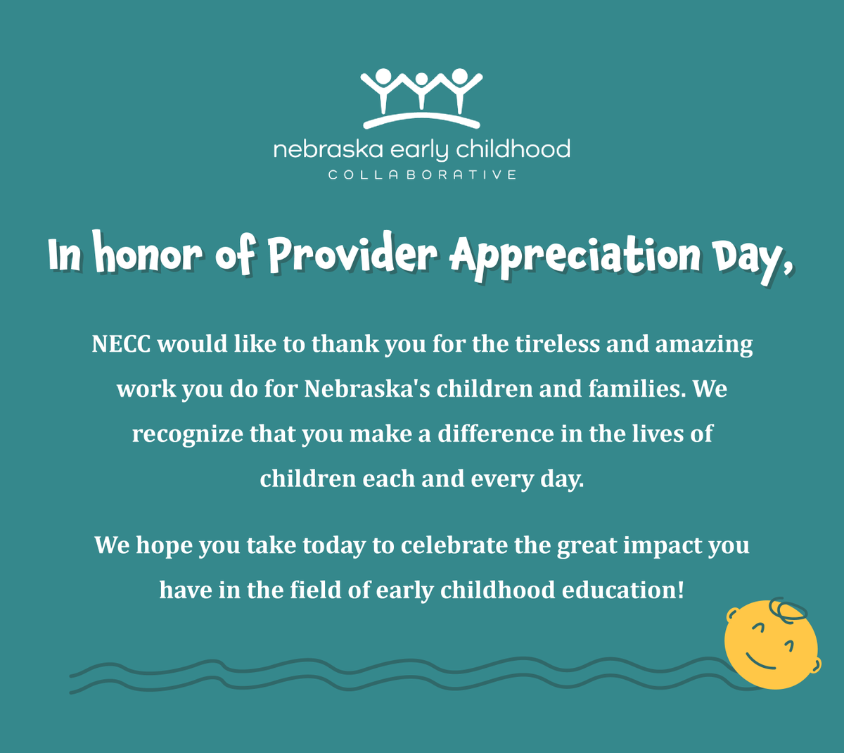 It takes a big heart to help shape little minds. #ThankYouChildCare! #ProviderAppreciationDay