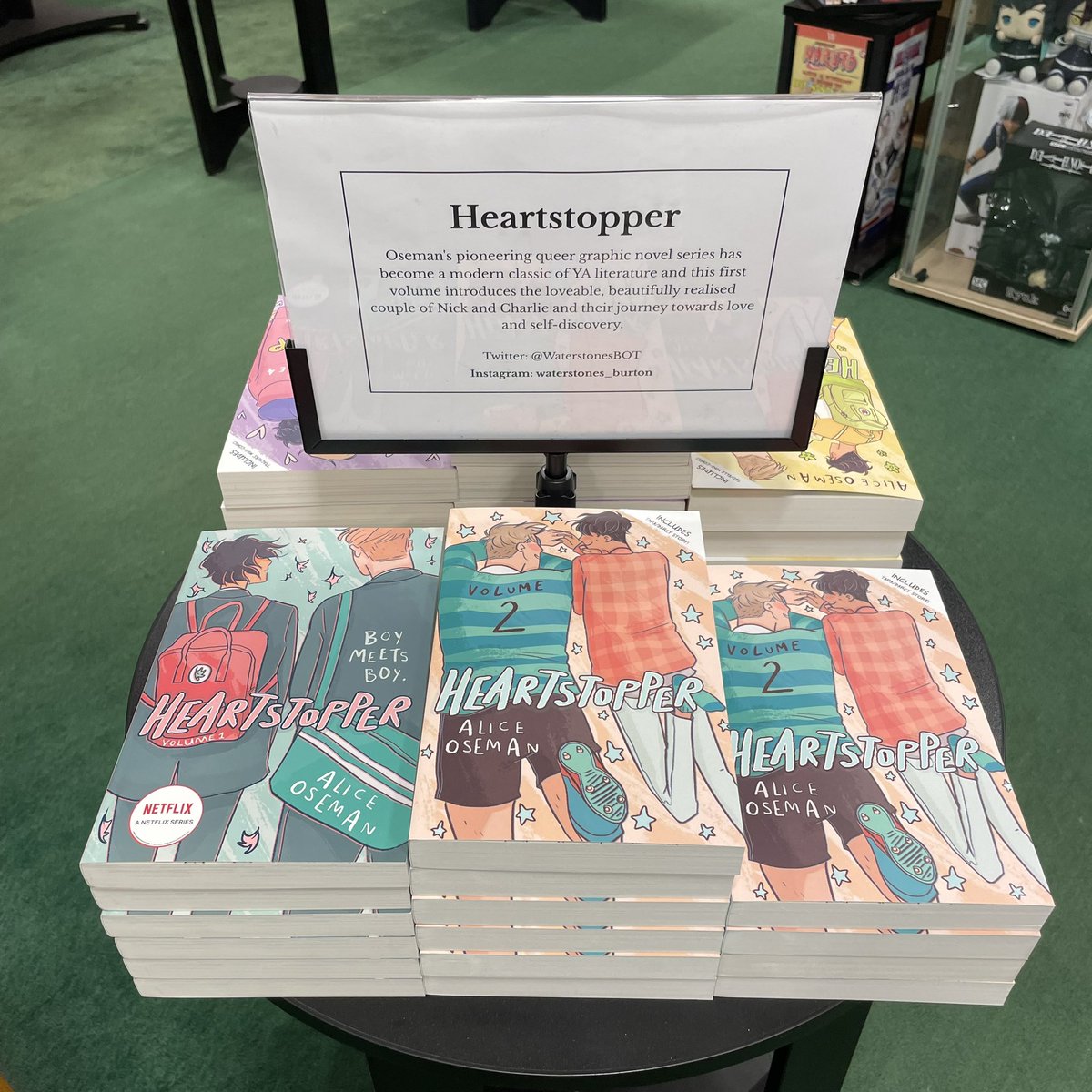 WaterstonesBoT's tweet photo. 🚨 #Heartstopper back in stock 🚨 we have ALL FOUR volumes available, get yours whilst you can! 🍂🍂 https://t.co/HHyYfJlJO7