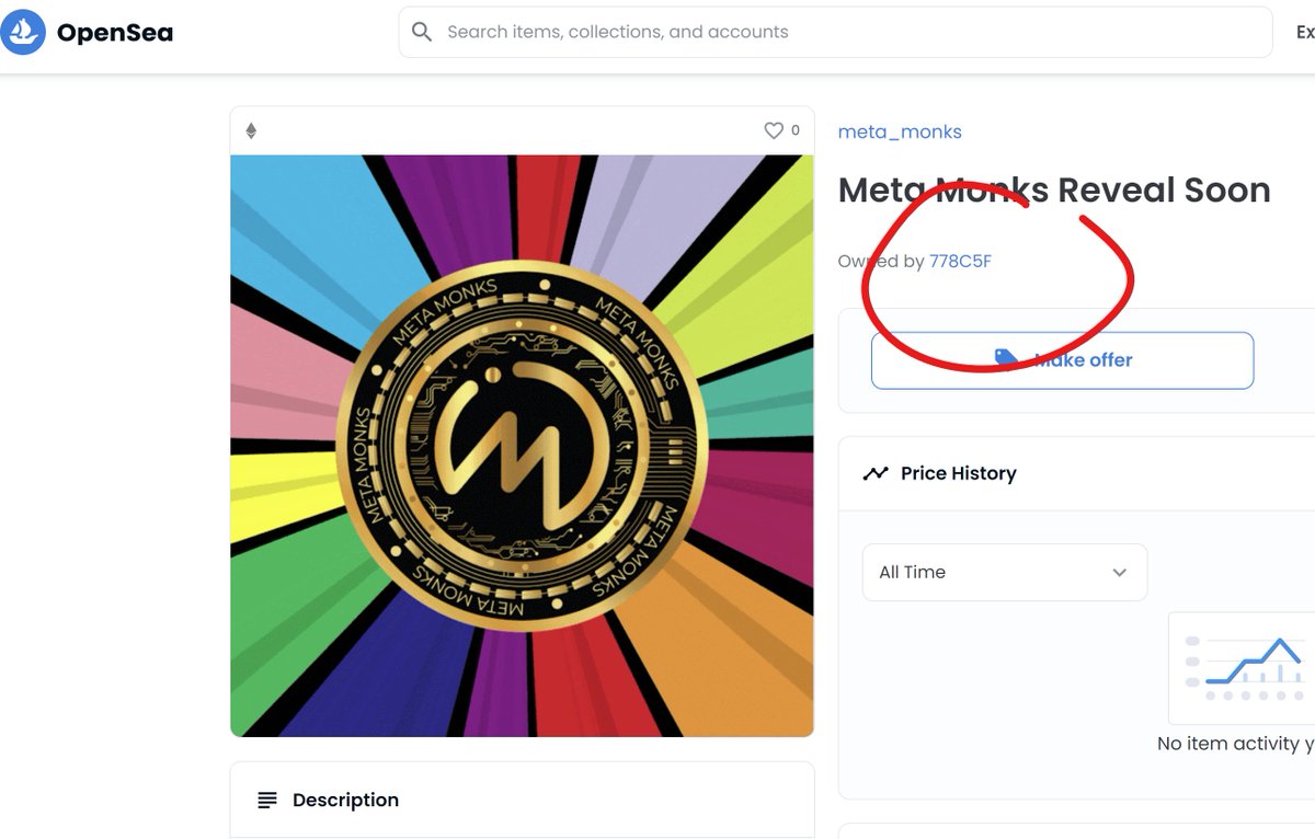 MonksMeta's tweet photo. Congratz to the Newest #metamonk #NFT Holder. Welcome to the #MonkFam
What you waiting for? find your #innermonk
👉https://t.co/WvKliFDdNv
#NFTfamily #nftforsale #NFTFAM #nfts #web3 #Mintingnow https://t.co/Hgfu9rPFvV