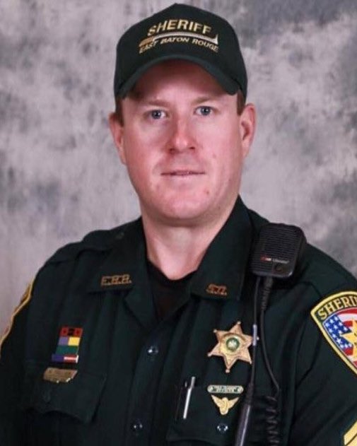 Rest In Peace East Baton Rouge Parish SO, Corporal Nick Tullier who died on 5/5/22 after being ambushed & shot in the line of duty six years earlier on 7/17/16. He leaves behind 2 sons. Please retweet to honor him 💙🖤 #BlueLivesMatter #BackTheBlue