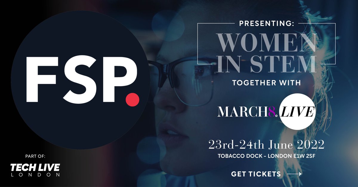 We are delighted to be a media partner for the <a href="/March8Magazine/">March8</a> Women in STEM event, part of TECH LIVE LONDON, on 23rd-24th June 2022.

For more information on the event, visit: lnkd.in/eX6Zuxen

#TECHLIVELondon #WomenInSTEM #hybridevent