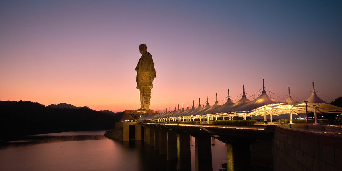 souindia's tweet photo. Statue of Unity &amp; plethora of world-class tourist attractions in Ekta Nagar have become a magnet for bagpackers. Today, tourist footfall crossed 80 lac, a testimony to Ekta Nagar's massive appeal!!#StatueofUnity https://t.co/otSFjD6azy