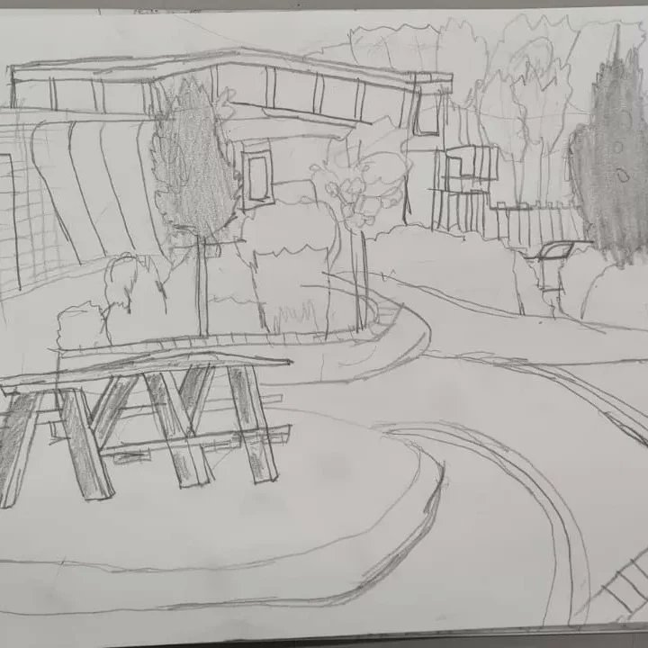 art_beal's tweet photo. Year 7 have been working en plein air this week ☀️🌿 using pencil to draw the school landscape. Recording in this way is really advanced and to be able to show perspective and scale after just a few lessons is impressive! Well done 🌟 #bealhighschool #year7 #pencil #drawing https://t.co/j4OOBj3QZU