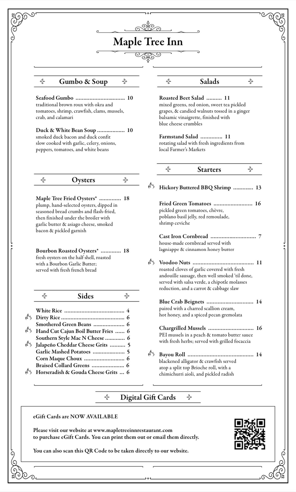 Maple Tree Inn on Twitter "Spring Menu Launch MapleTreeInn Book