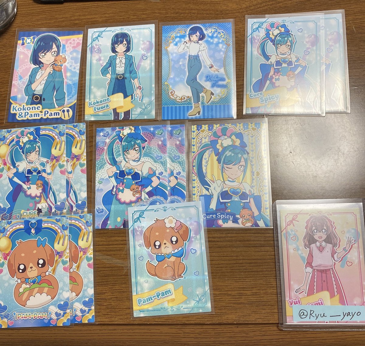 Ryu___yayo's tweet photo. プリキュア デリシャスパーティープリキュア デパプリ キラキラトレーディングコレクション カード 交換

譲▷▶︎ここね／キュアスパイシー

求▶︎▶︎同異種 和���ゆい／キュアプレシャス

※纏めての方優先

8日、秋葉原手渡し優先or後日都内手渡しのみ https://t.co/gCh7TABKID
