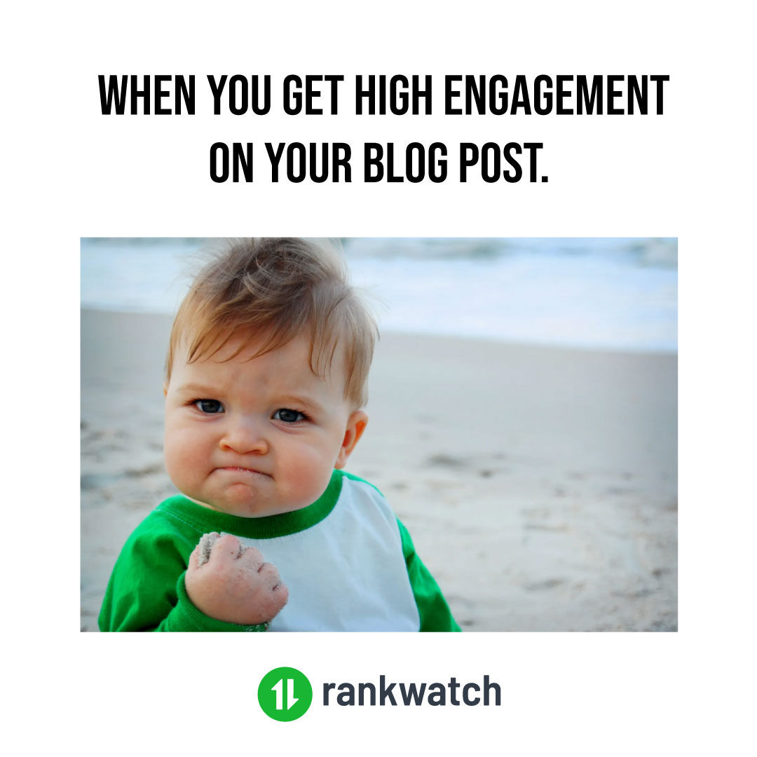 RankWatch's tweet photo. Success Unlocked!! 🤩
Another level of satisfaction when we get high engagement. Tell us if you agree!
#blog #bloggers #bloggerlife #blogpost #blogpost #brands #smo #blogengagement #writer #contentmarketing #contentwriter #seo #seowriting #seoblog #website #digitalmarketing https://t.co/k1uaYfv1rm