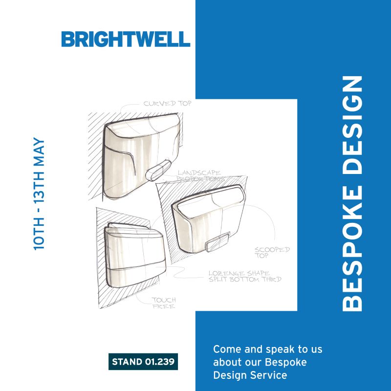 Do you need soap and chemical dispensers to suit your company's brand and style?

Visit the Brightwell team at Interclean Amsterdam on stand 01.239, we can show you our bespoke design service.

#interclean #interclean2022 #bespoke #bespokedesign #bespokedesigns #cleaning #hygiene