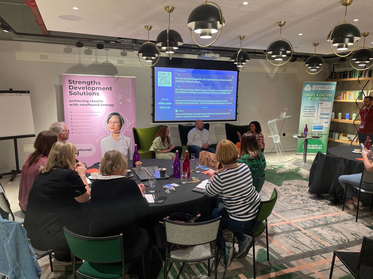 cloverleafme's tweet photo. It was such a great time getting to connect with the @strengthscope community in person in London yesterday. #strengthscope #cloverleaf #coaching https://t.co/9kw48zTMpV