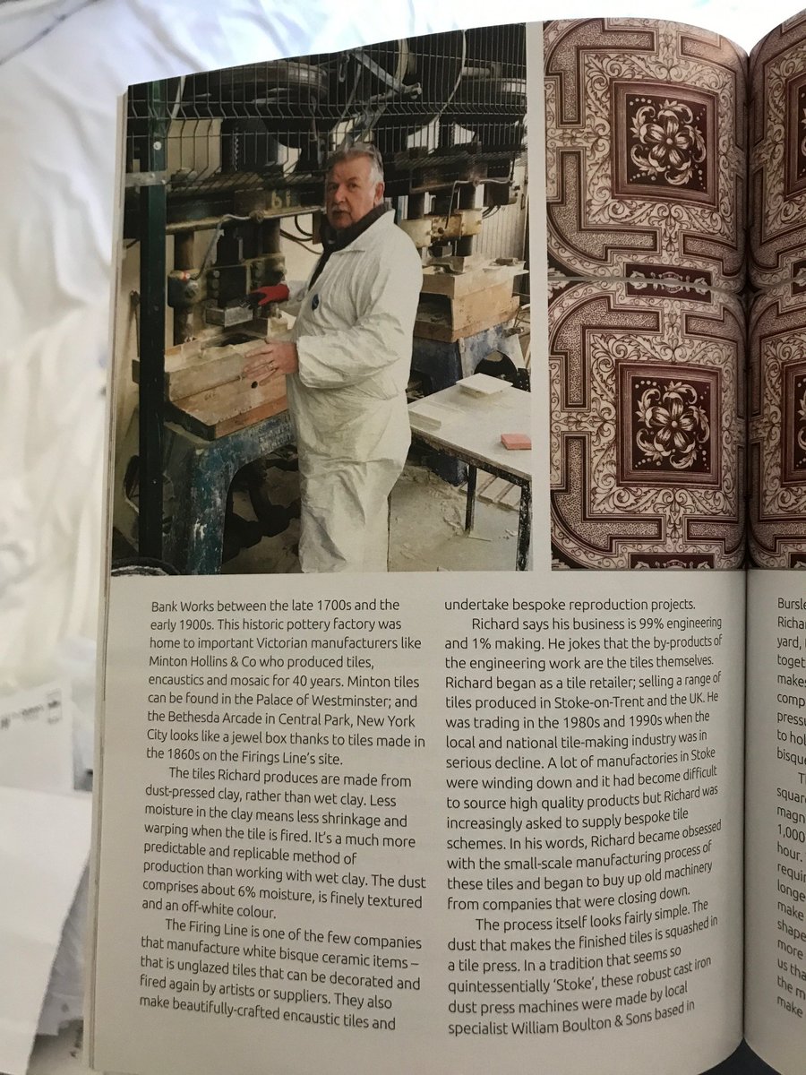 potteriestiles's tweet photo. THANK YOU Ali McClary @SPAB1877 fab feature article re #TheFiringLine &amp; ongoing partnership work at Winkhill Mill #StokeOnTrent THANK YOU also @kristianLfoster
Artist-in-residence role supported @ace_midlands #DYCP Info: https://t.co/O5EPZ1lQds #HiddenGems #SharedStories https://t.co/a6Yly1qt98