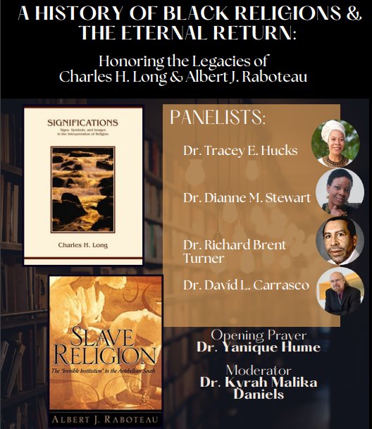 Join the Congress of Santa Barbara (KOSANBA) and the African and Diasporic Religious Studies Association (ADRSA) for “A History of Black Religion &amp; the Eternal Return” where we will honor two of our beloved ancestors in Black religious studies, Dr. Charles Long and Dr. Albert