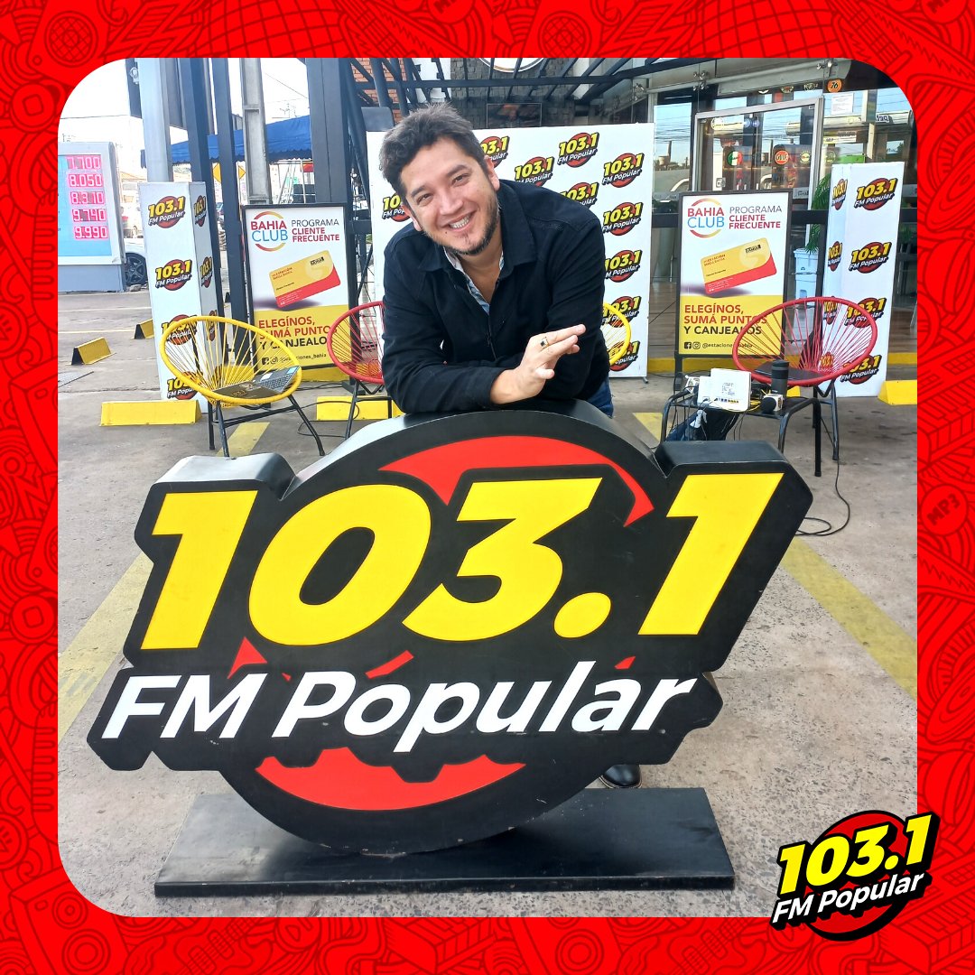 🤩 Que lindo viernes señoreeeeessss 🍻
.
🥳 Acá a pleno con el #PopuMovil en #EstacionesBahia y #ShellParaguay sobre la Transchaco haciendo el show de la mañana 🎶
.
🎙<a href="/rrodriguezjr/">Ruben Rodriguez Jr.</a> 
🎙 <a href="/kelo1811/">kelo perez</a>
🧑‍💻🎶 <a href="/InthemixNino/">dj nino inthemix 🇵🇾🎧🎶</a>
.
📻 FM 103.1 
📲 0976 103 103