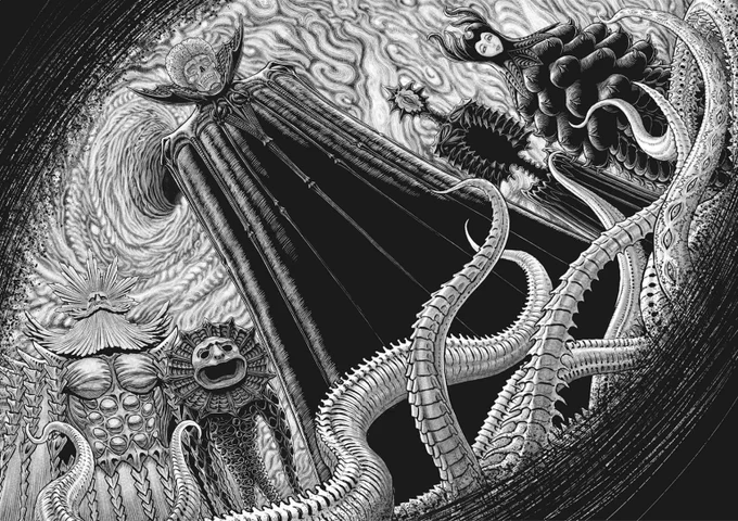 I know a lot has been said and will be said today about Berserk. But if I could say something, I am still in awe of how many different emotions one series can make me feel. It's scary, it's awesome, it's funny, and it's even sweet at times. 